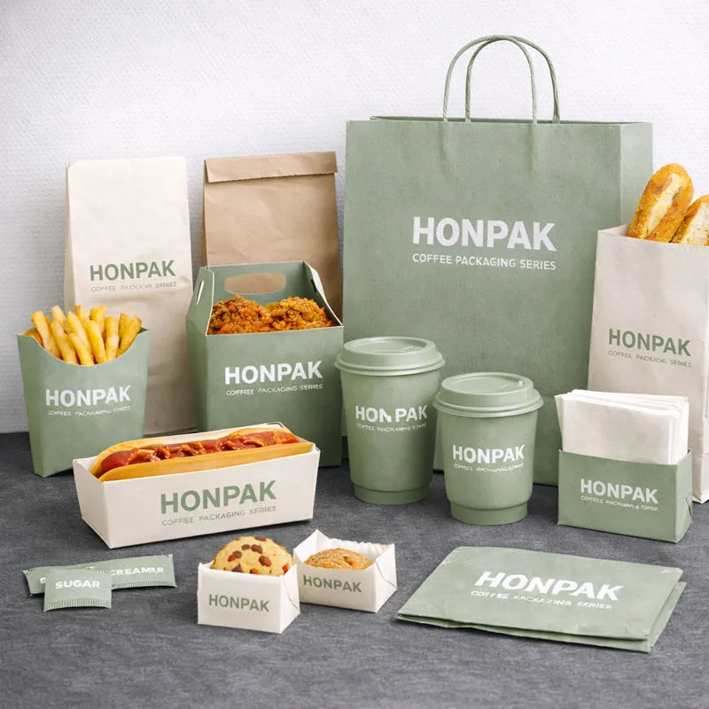 Caixa de embalagem de fast food
