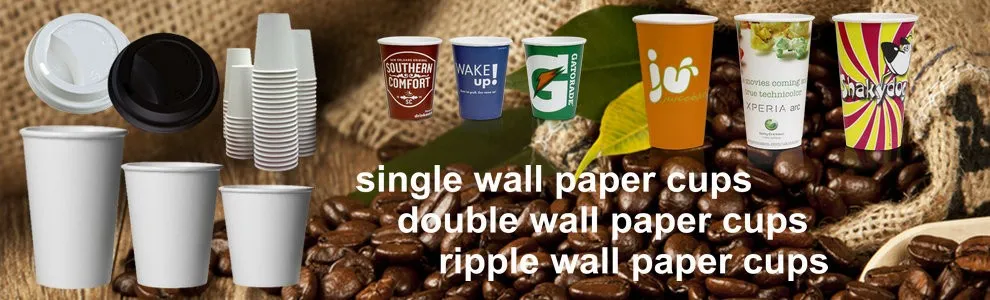 Papel biodegradável chávena de café para bebidas