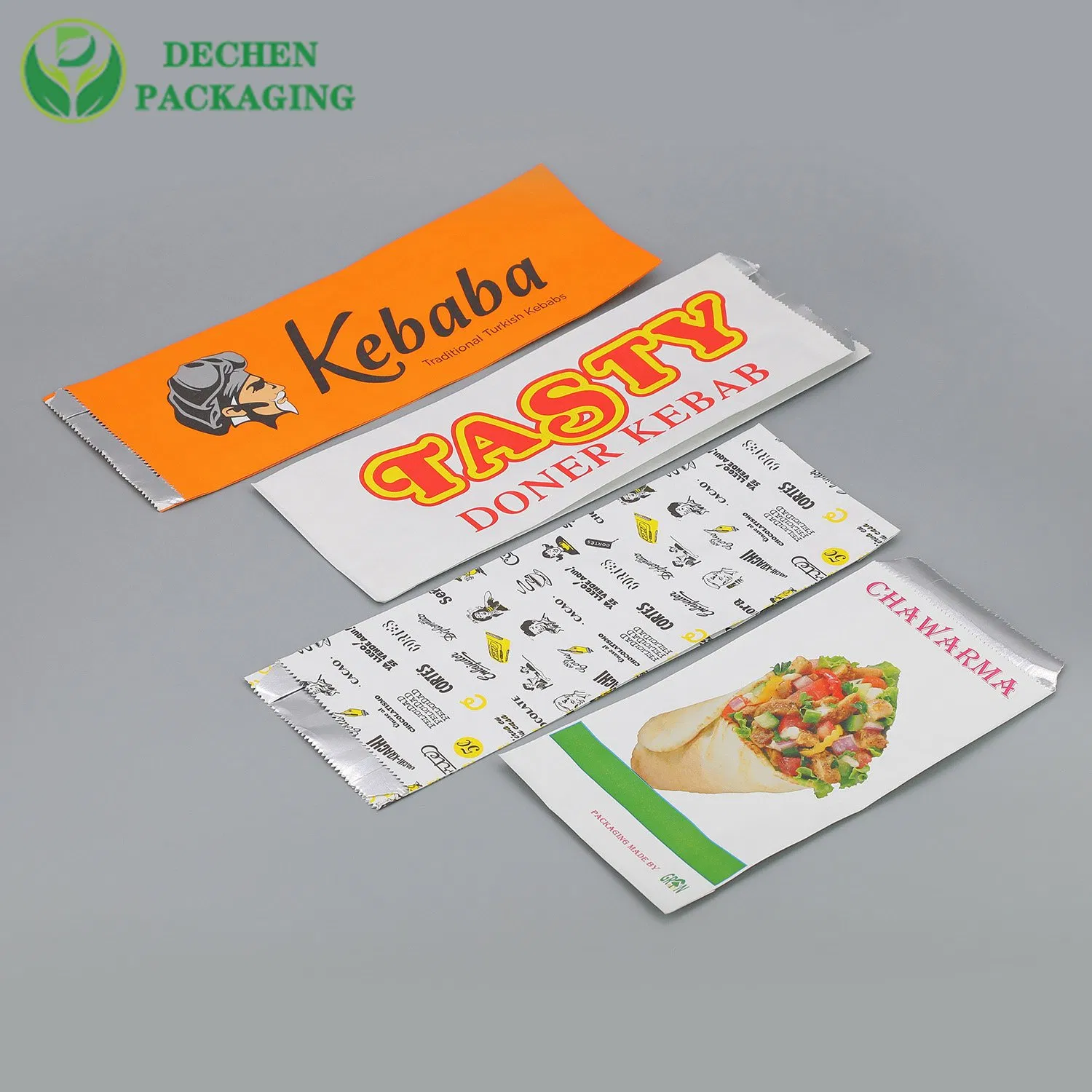 Embalagem de Frango Popcorn Sacos de Papel para Alimentos Atacado Compras Personalizados