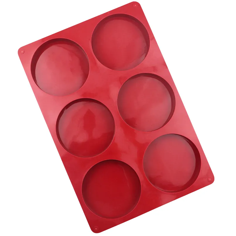 6-Hole Grande Molde de Silicone