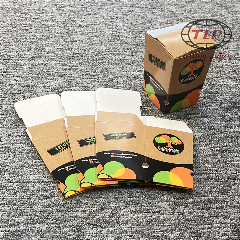 Embalagem de comida para viagem personalizada, caixa de frango frito, batatas fritas descartáveis, hambúrguer, comida para viagem, caixas de papelão para frango frito