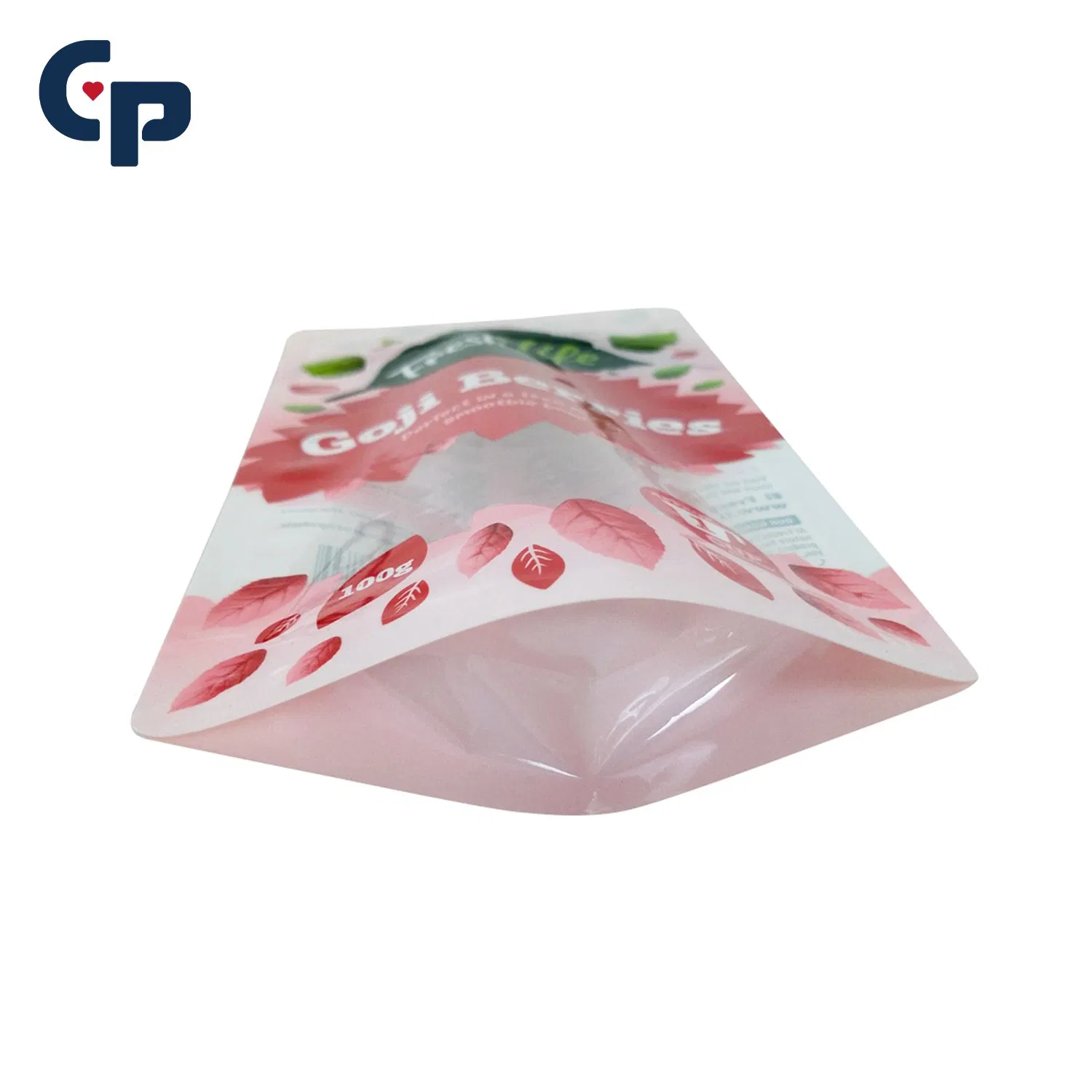 Preço de fábrica embalagem personalizada impressão de alimentos saco à prova de cheiro para doces embalagem plástica com zíper para padaria torrada embalagem de alimentos em pé com janela transparente