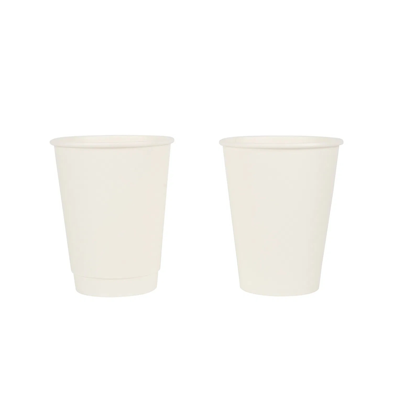 Copo de papel biodegradável personalizado de parede dupla descartável para café, festa e chá
