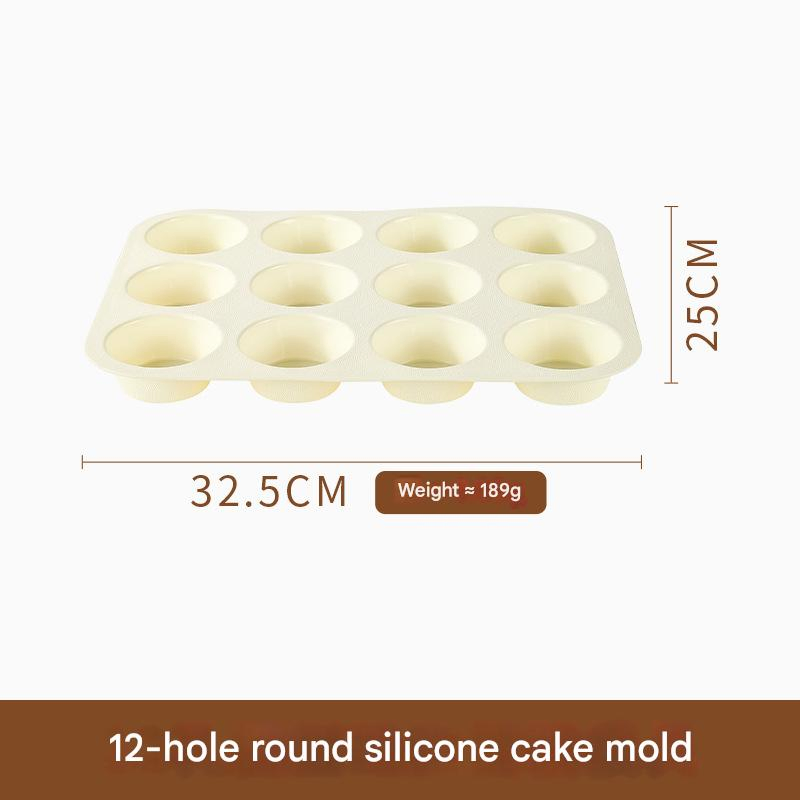 Moldes de Torrada Antiaderente Fácil de Desenformar Molde de Silicone para Bolos Molde para Assar Sobremesas Bandeja para Assar