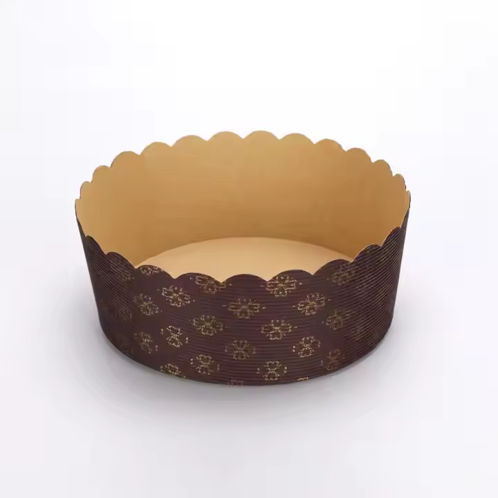 Moldes de Caixa para Bolos Vermelho Marrom Resistente para Copos de Papel para Assar