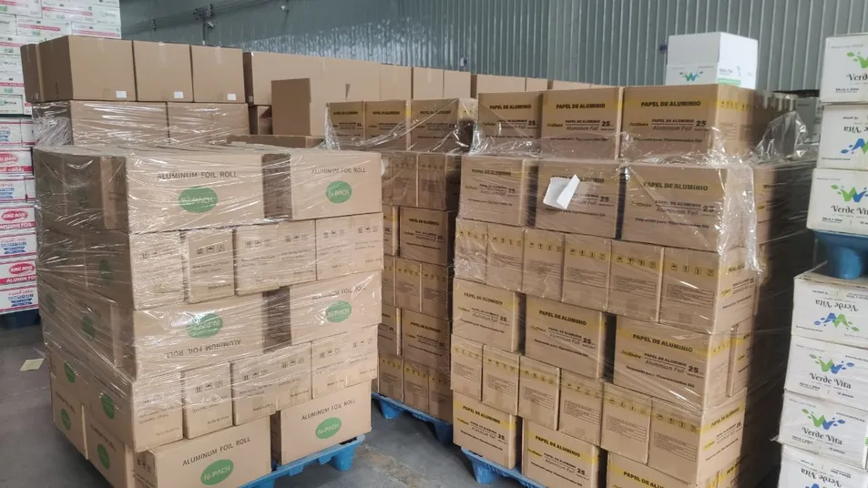 Container de Alumínio Descartável Personalizado Prata para Alimentos com Tampa de Papel
