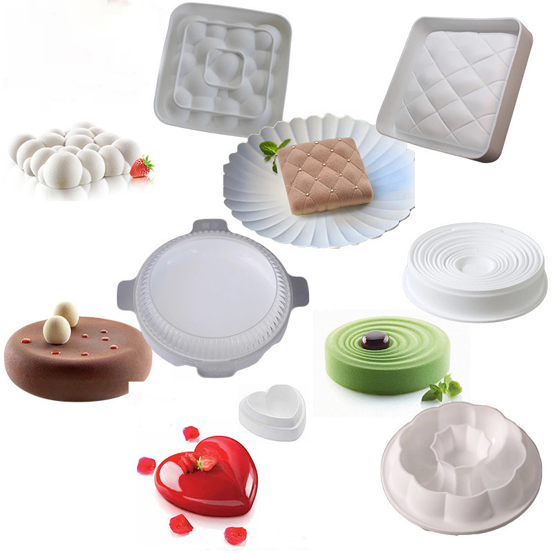 Forro de Bolo Colorido Personalizado Não Grudento Reutilizável para Cupcakes Copos de Muffin de Silicone Papel para Bolo Copos de Assar Moldes