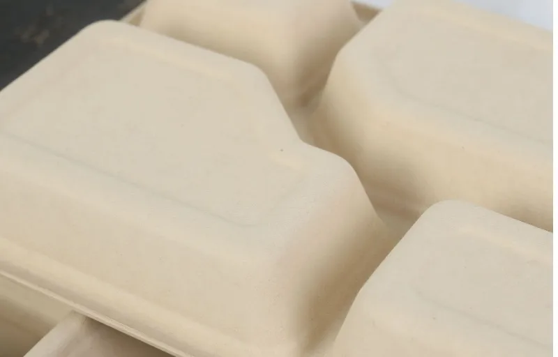 Caixa de Alimentos Descartável Biodegradável Compostável com Logotipo Personalizado Impressa Retangular Recipiente para Almoço Caixa de Almoço Cozinha Piquenique Caixa para Levar