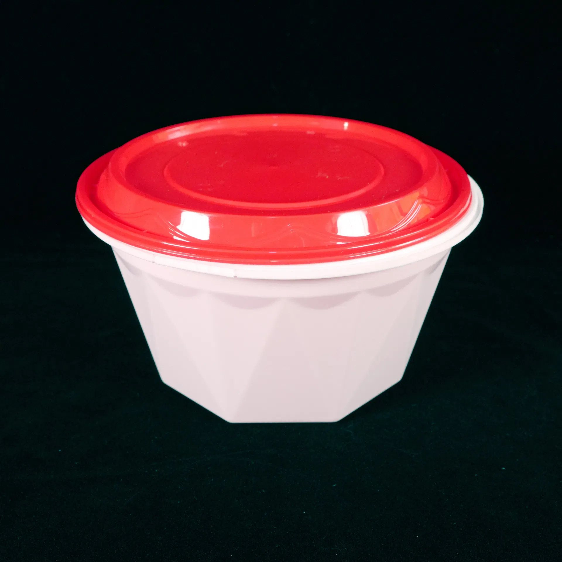 Caixa descartável de plástico higiénica, sem odor, de alta qualidade e grau alimentício para takeout