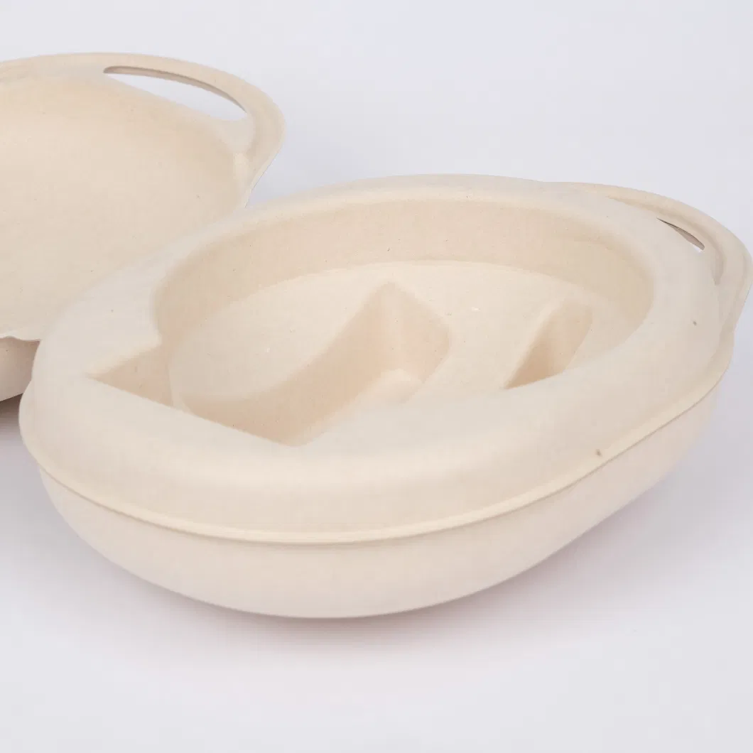 Bandeja de Bebida de Pulpa Biodegradável Personalizável para Embalagem Ecológica