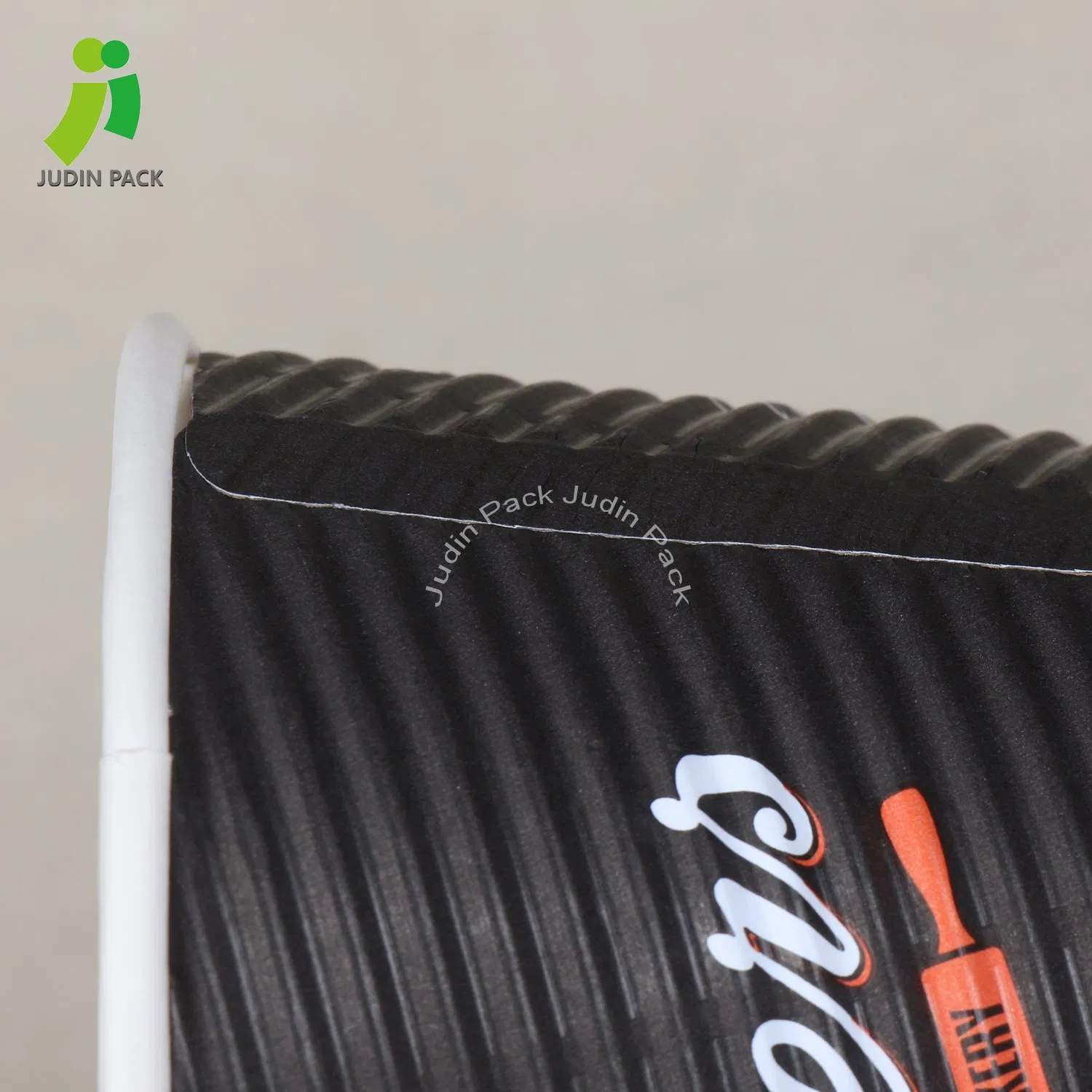 20oz Copo de Papel Descartável para Bebidas Quentes e Frias Ripple Wall