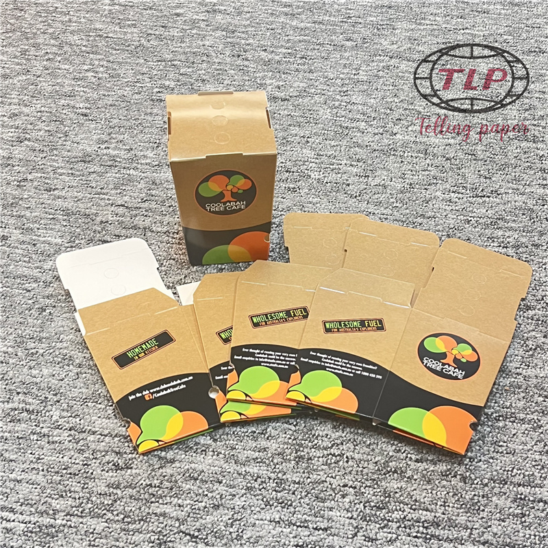 Embalagem de comida para viagem personalizada, caixa de frango frito, batatas fritas descartáveis, hambúrguer, comida para viagem, caixas de papelão para frango frito