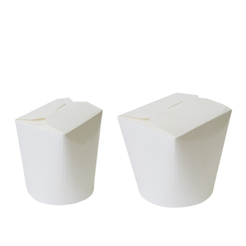 Caixas de Papel Compostáveis para Catering, Noodles, Saladas e Lanches, Recipientes para Alimentos