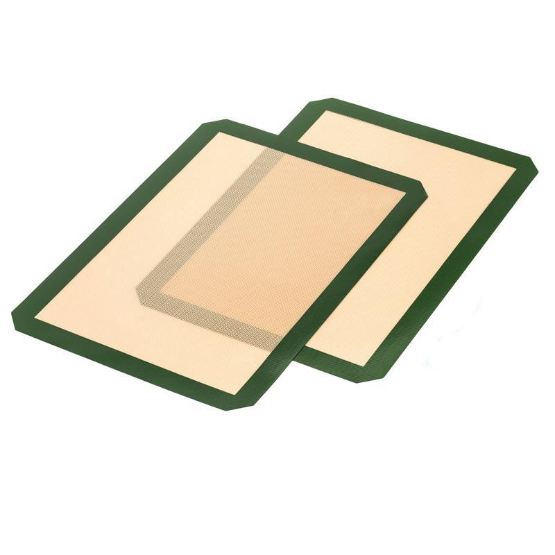 Tapete de Silicone para Assar Reutilizável com Malha de Fibra de Vidro Antiaderente