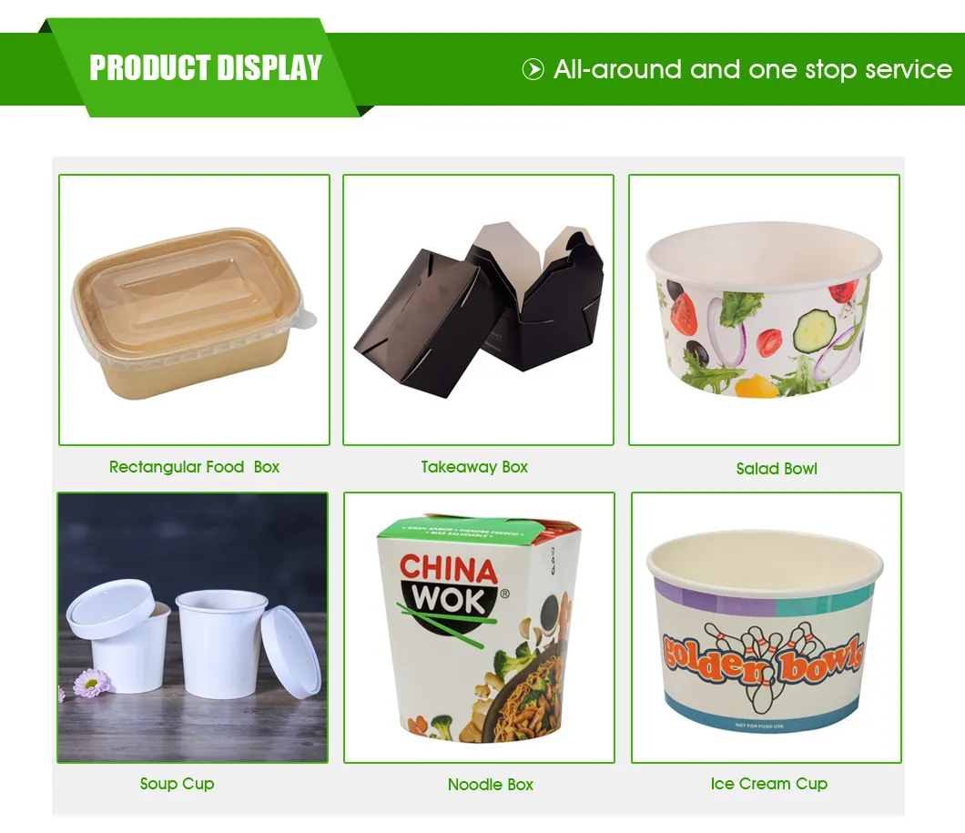 Caixa Para Levar Alumínio Bagasse Papel Polpa Biodegradável Recipiente para Alimentos