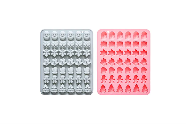 Conjunto de Moldes de Silicone Temáticos de Natal