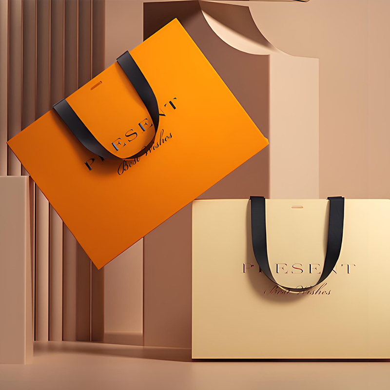 Saco de papel personalizado atacado, sacos de presente impressos, sacos de compras, embalagem online