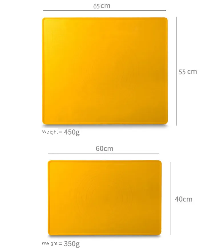 Conjunto de Tapete de Silicone para Assar com Rolo e Espátula de Cozinha