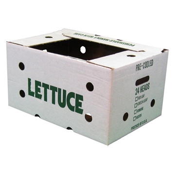Caixa de Papelão Corrugado à Prova d'Água para Atacado Bdl Reciclável, Caixa de Vegetais Revestida de Cera