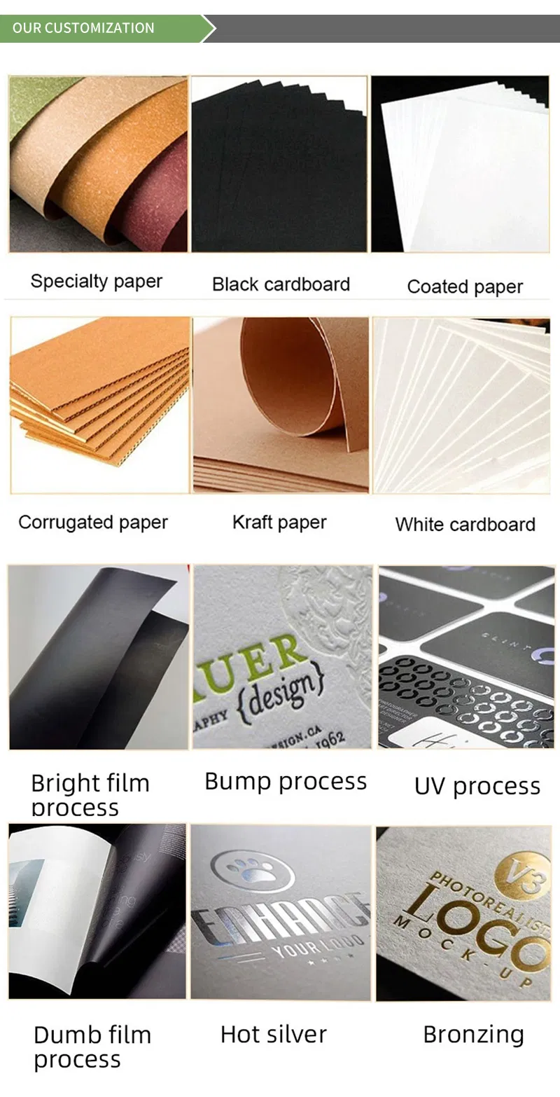 Embalagem de papel ecológica personalizada para hambúrguer, colapsável
