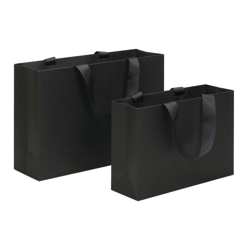 Bolsas Personalizadas Atacado Preto Kraft em Pé Impressão Padrão Obrigado Logo Pipoca Papel