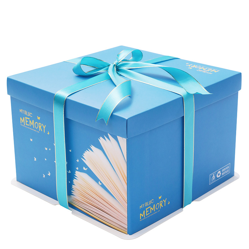 Caixas de Embalagem de Papelão para Bolos de Queijo Portáteis com Alça para Aniversário, Caixa de Padaria, Embalagem de Produto Barata