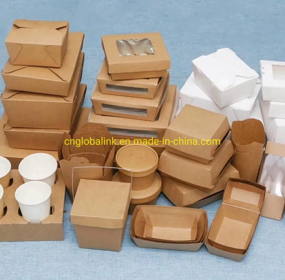 Container de Embalagem de Alimentos em Papel Kraft para Levar 32oz