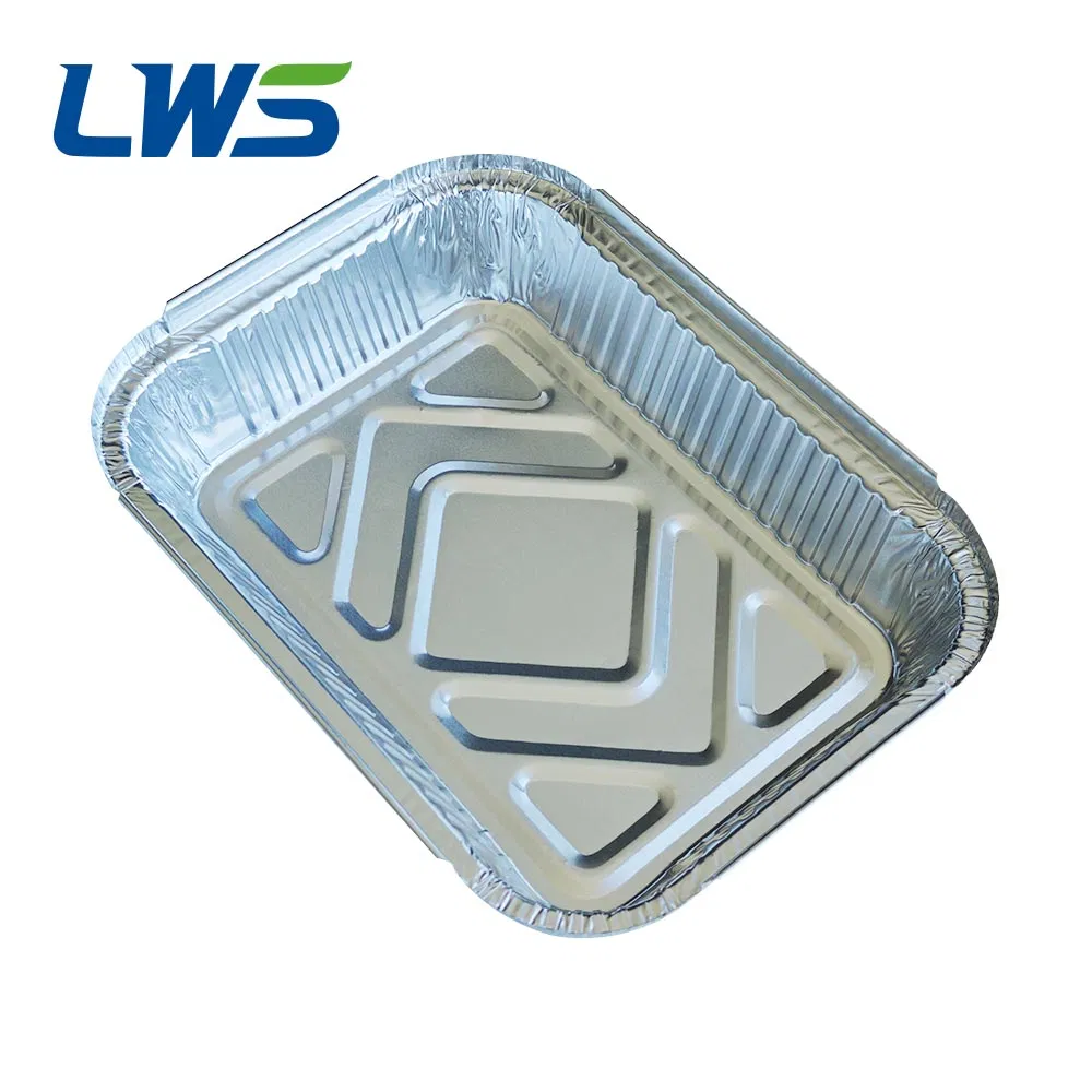 Container de Alumínio Descartável Personalizado Prata para Alimentos com Tampa de Papel