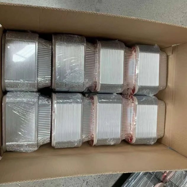 Container de Alumínio Descartável Personalizado Prata para Alimentos com Tampa de Papel