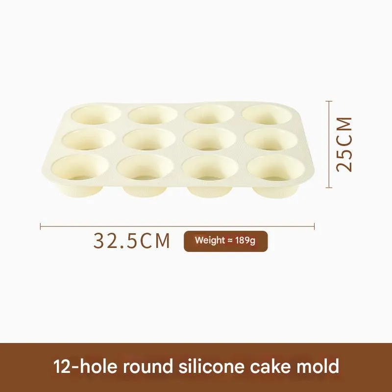 Moldes de Torrada Antiaderente Fácil de Desenformar Molde de Silicone para Bolos Molde para Assar Sobremesas Bandeja para Assar
