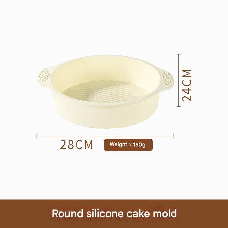 Moldes de Torrada Antiaderente Fácil de Desenformar Molde de Silicone para Bolos Molde para Assar Sobremesas Bandeja para Assar