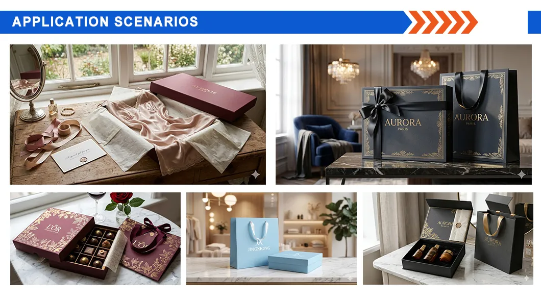 Embalagem de padaria elegante, personalizável, respirável e à prova de gordura para varejo