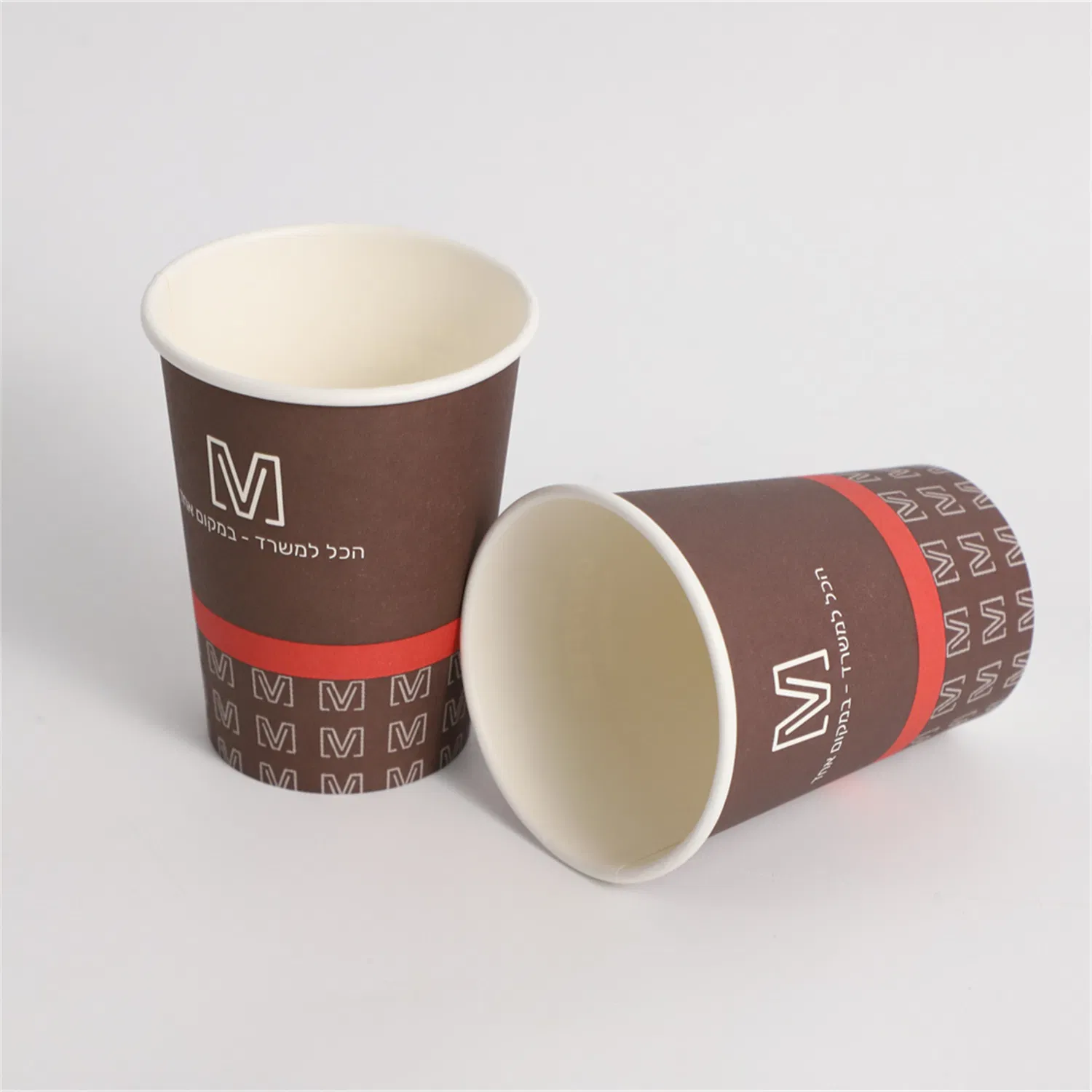 Copo de Papel Frio Biodegradável Descartável 8oz para Bebida Econômico