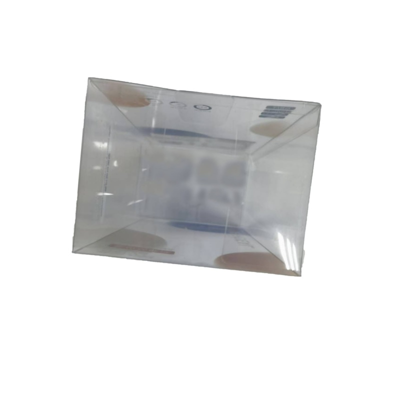 Embalagem plástica termoformada transparente e ecológica em PVC para exibição de alimentos no varejo