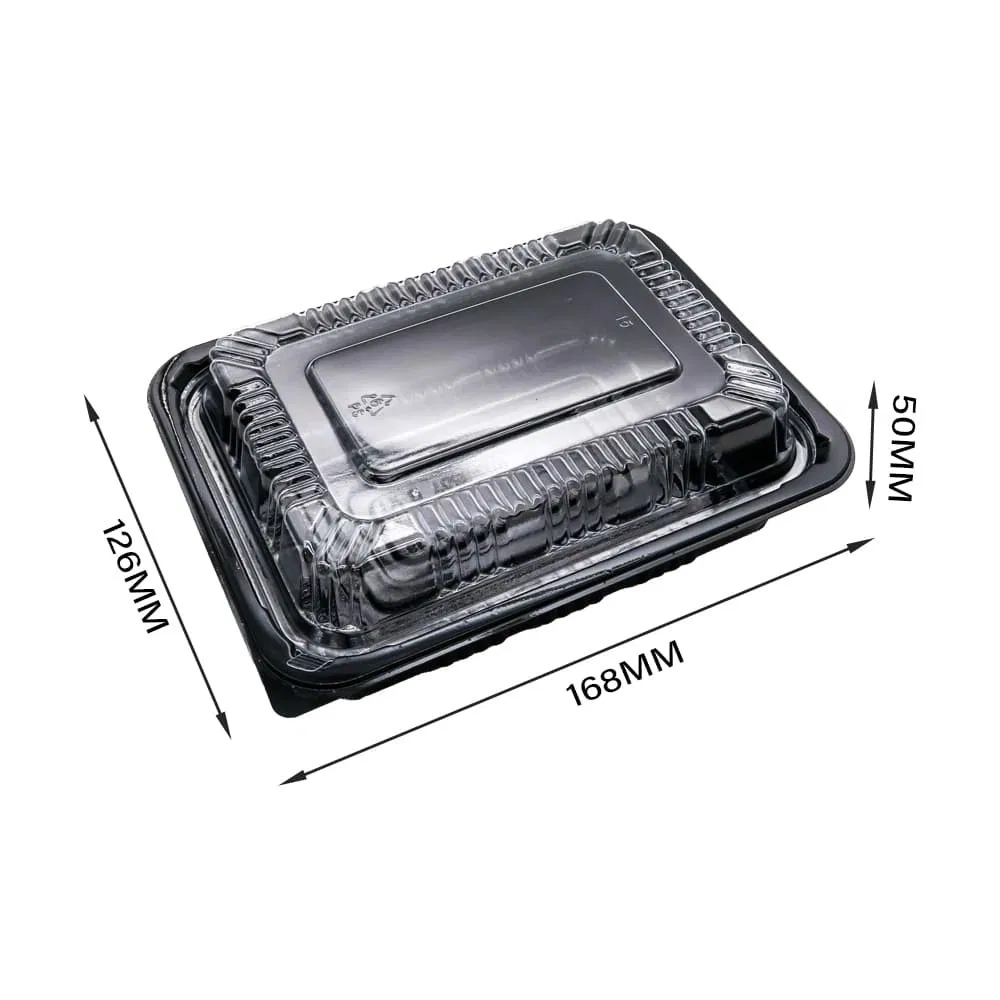 Caixa de Embalagem Descartável para Almoço Togo, Container de Alimentos de Plástico Ecológico para Viagem, Descartável e Micro-ondas, Atacado de Fábrica