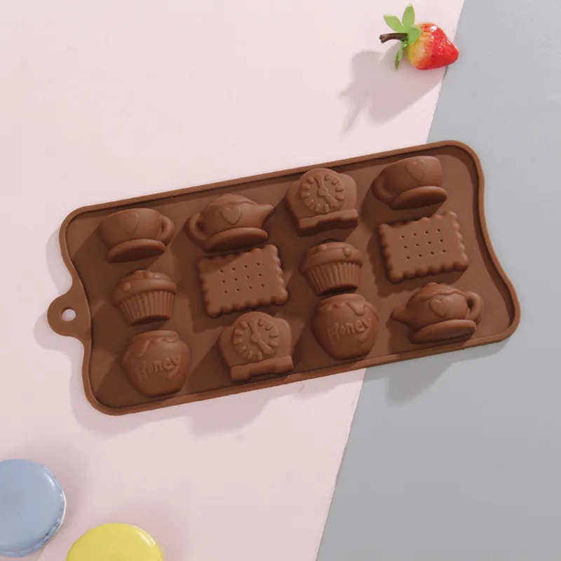 Forma de Chocolate de Dubai Kit Profundo Grande Molds para Bolos Pistache 3D Silicone Personalizado