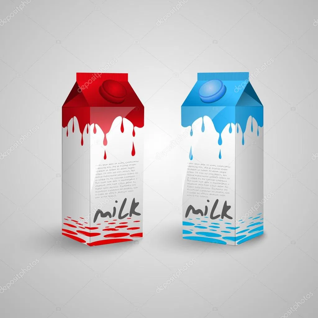 Caixas de papel para leite com tampa gable personalizada premium para embalagem de alimentos, produtos para bebidas líquidas, laticínios, material de embalagem impresso