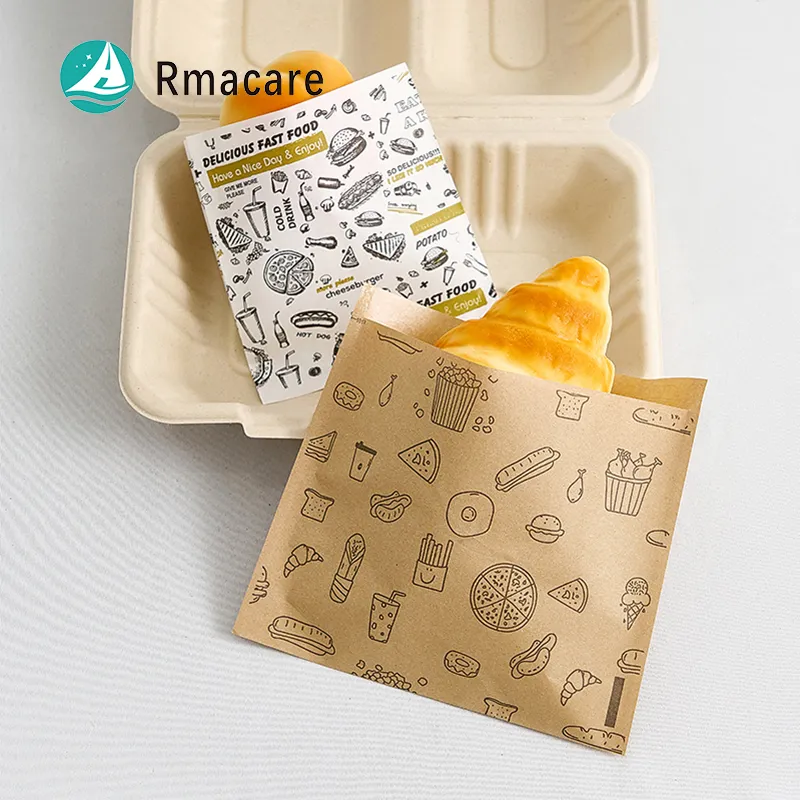 Saco de Papel Resistente à Gordura Biodegradável