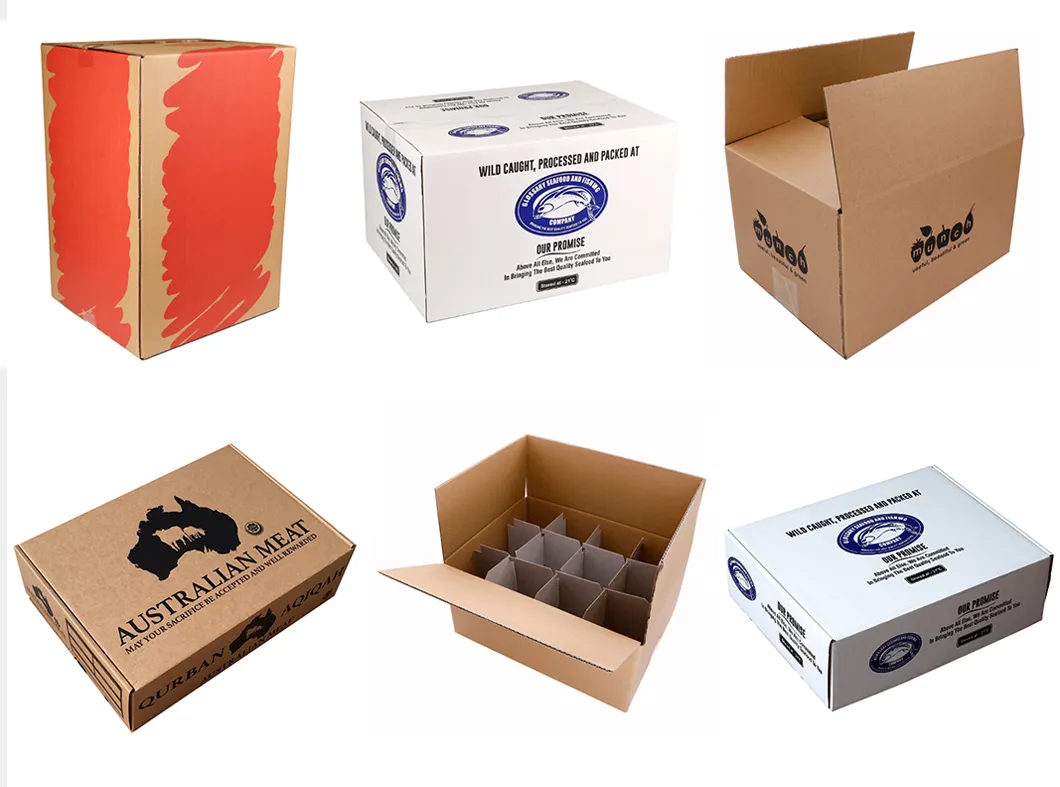 Caixas de papelão personalizadas para transporte e envio