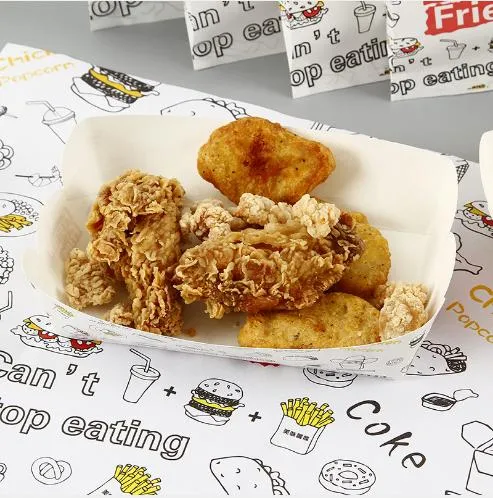 Impressão personalizada por atacado com logotipo, caixa de embalagem de papelão de alta qualidade para alimentos, embalagem de hambúrguer para restaurante de fast food e padaria, embalagem de clamshell de papel para hambúrguer