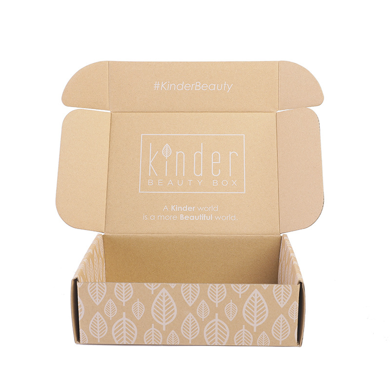 Caixa de Envio de Papelão Corrugado Personalizada com Logo para Atacado, Caixa de Envio para Pequenos Negócios, Caixa de Embalagem para Caneca, Roupas, Unhas e Perucas