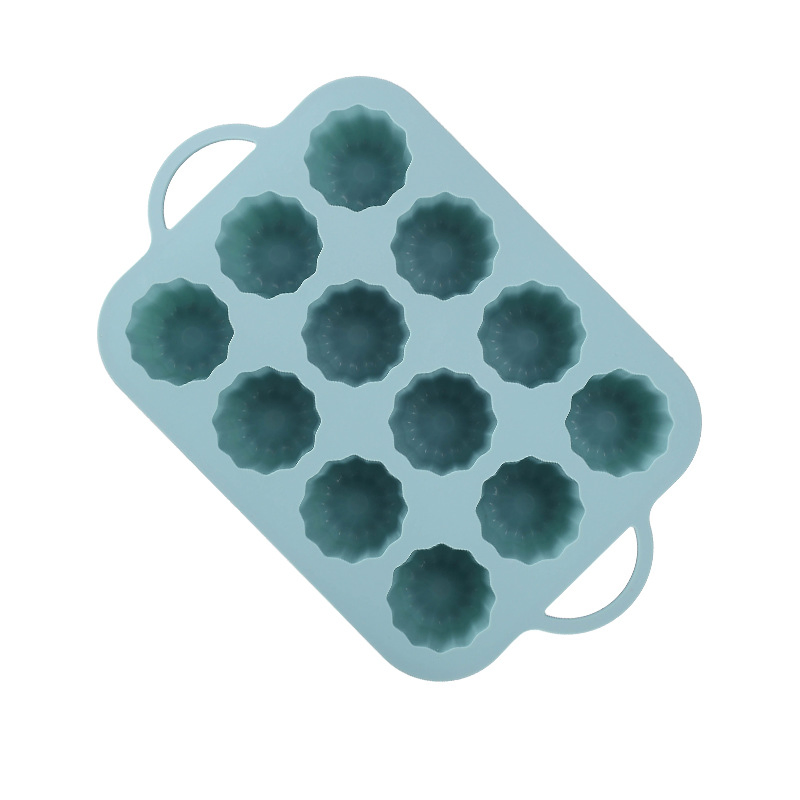 12 Forma Cilíndrica Pequena de Lulu Lace para Bolo Molde de Pudim Molde de Gelatina Molde de Bolo de Mousse Utensílios de Cozinha para Uso Doméstico