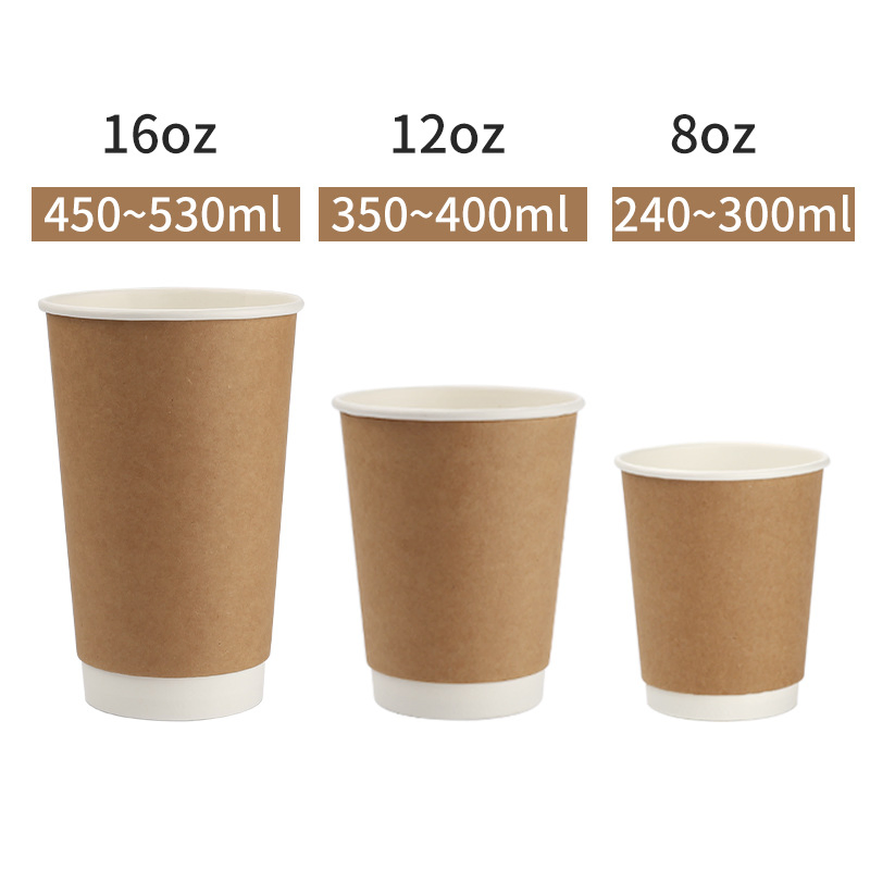 Copos de Papel Biodegradáveis 8oz Descartáveis para Café Quente com Tampa para Bebidas Quentes