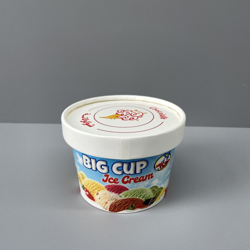 Copos de Papel para Sobremesa de Iogurte Descartáveis Personalizados 5oz com Tampas