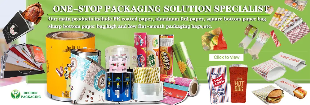 Embalagem para Sacos de Papel Descartáveis de Padaria