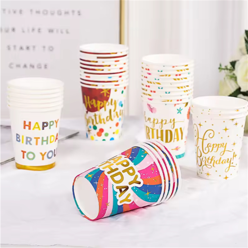 Fabricante Copos de Papel Descartáveis de Parede Simples para Bebidas Quentes e Frias