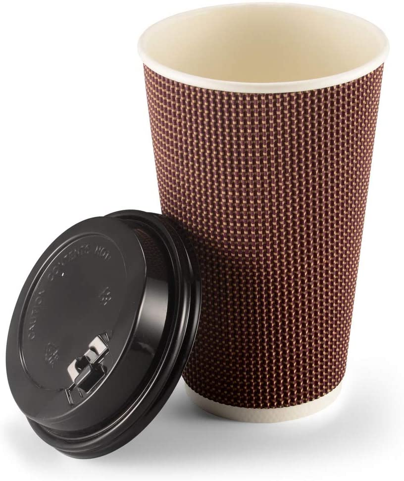16oz Copo de Papel para Bebida Quente Café Copo Descartável para Bebida Fria
