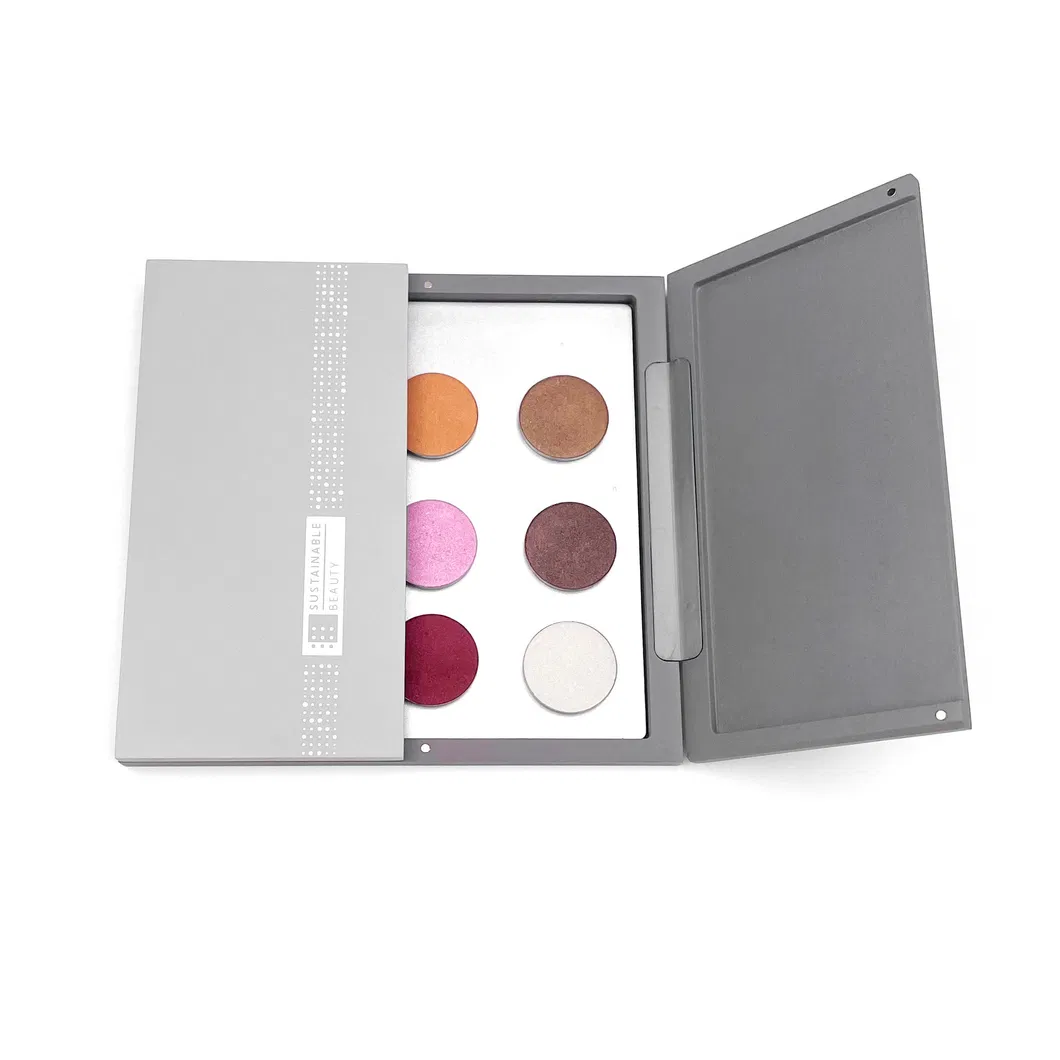 Embalagem Ecológica Colorida de Bambu para Paleta de Sombras
