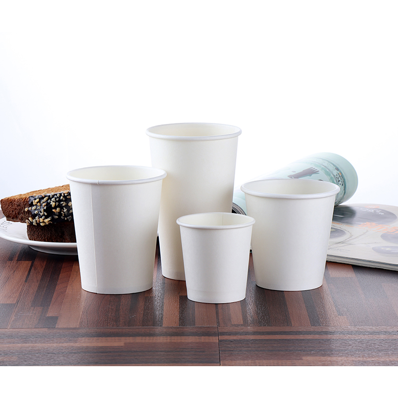 Copo de Papel Descartável Quente PLA Café 4oz 5oz 6 Oz 7oz 8oz Copos de Papel com Logo Copo de Café de Papel