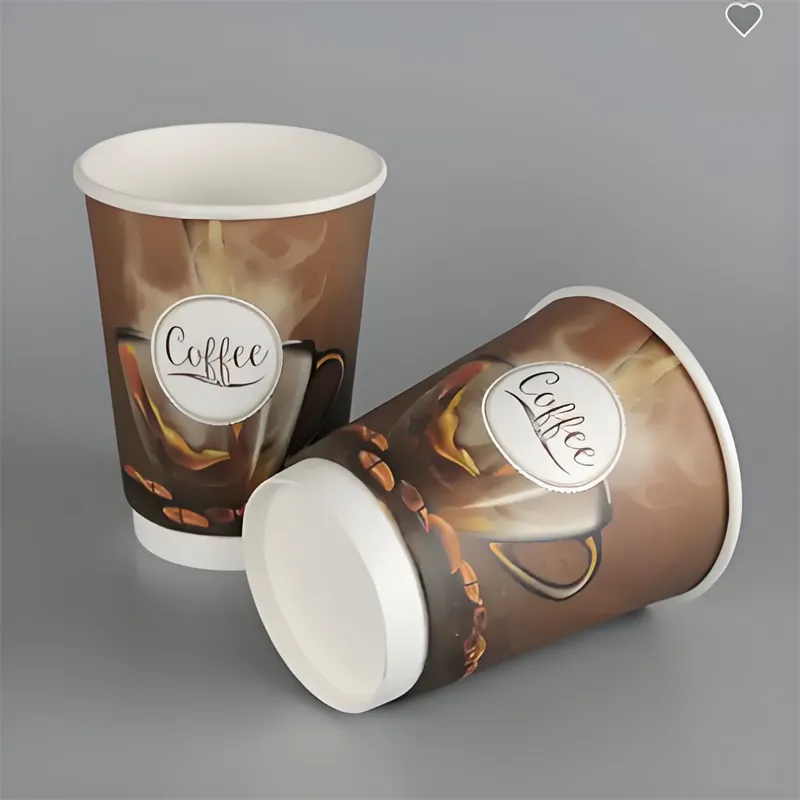 Fabricante Copos de Papel Descartáveis de Parede Simples para Bebidas Quentes e Frias